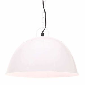 vidaXL Industri&aacute;ln&iacute; vintage z&aacute;věsn&eacute; sv&iacute;tidlo 25 W b&iacute;l&eacute; 41 cm E27