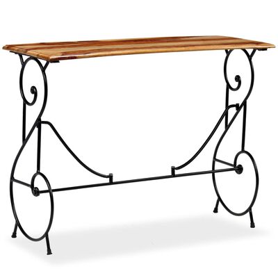 vidaXL Konzolový stolek z masivního sheeshamu 100 x 40 x 75 cm