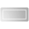vidaXL LED koupelnov&eacute; zrcadlo Transparentn&iacute; 60 x 30 cm tvrzen&eacute; sklo