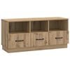 vidaXL Televizn&iacute; skř&iacute;ň 102 x 34,5 x 47 cm Dub artisan Kompozitn&iacute; dřevo