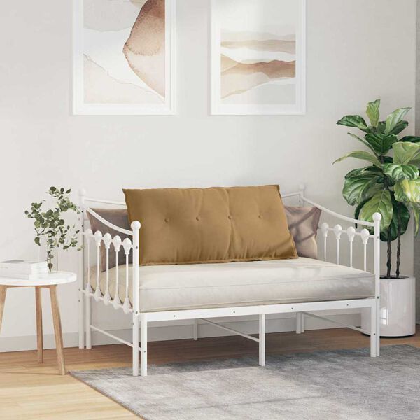 vidaXL Pol&scaron;t&aacute;ř na z&aacute;da Hněd&aacute; 100 x 50 cm Žebrovan&aacute; l&aacute;tka