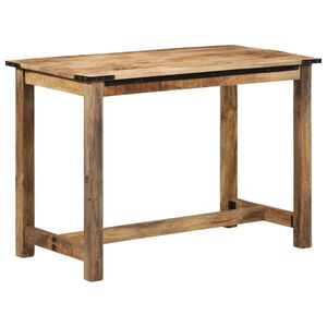 vidaXL J&iacute;deln&iacute; stůl 110 x 55 x 75 cm masivn&iacute; mangovn&iacute;kov&eacute; dřevo