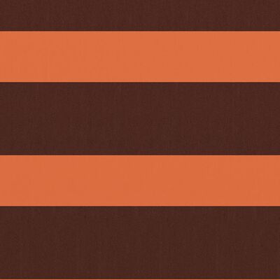 vidaXL Balkónová zástěna oranžovo-hnědá 75 x 400 cm oxfordská látka