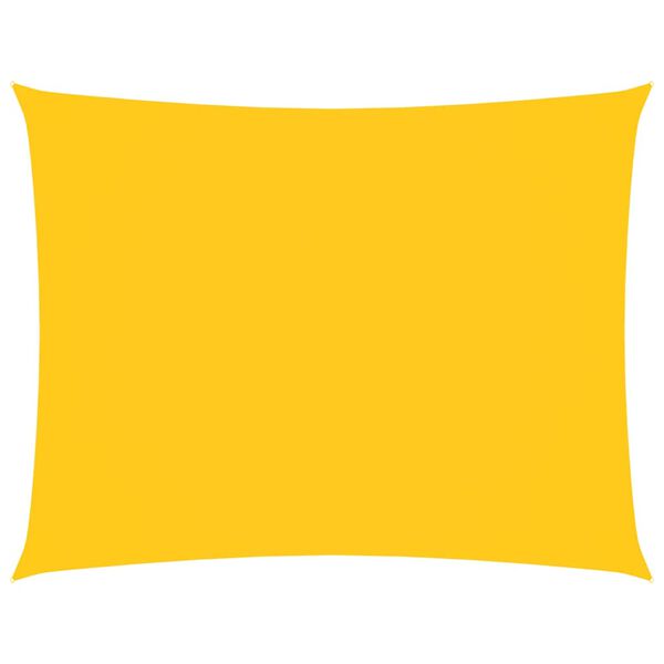 vidaXL Stínicí plachta oxfordská látka obdélníková 2,5 x 3,5 m žlutá