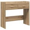 vidaXL Konzolov&yacute; stolek Dub artisan 90 x 35 x 80 cm Kompozitn&iacute; dřevo