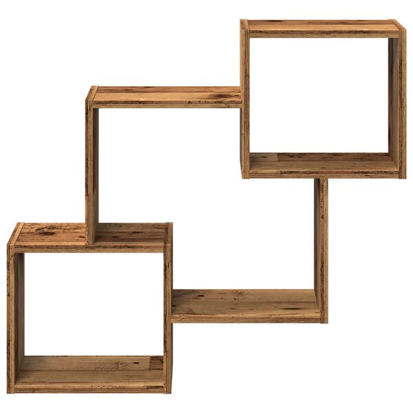 vidaXL N&aacute;stěnn&aacute; skř&iacute;ňka 78 x 18 x 71 cm old wood kompozitn&iacute; dřevo
