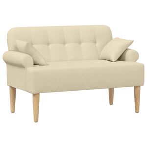 vidaXL Pohovka s knofl&iacute;kov&yacute;m pro&scaron;&iacute;v&aacute;n&iacute;m Kr&eacute;mov&aacute; 120 x 65 x 79 cm