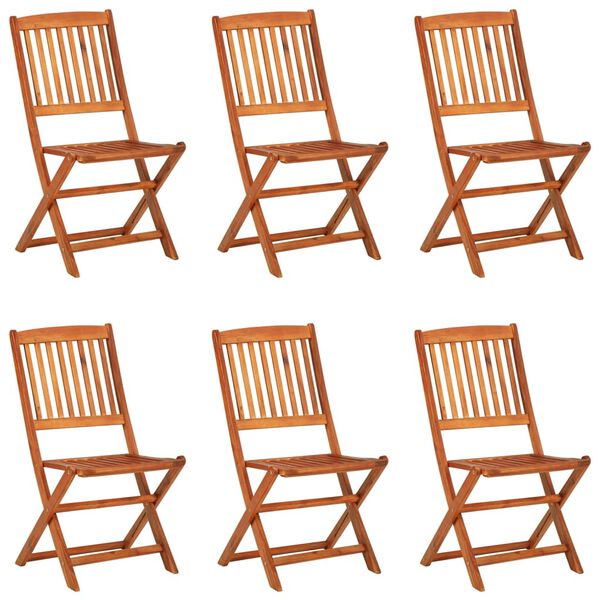 vidaXL 7d&iacute;ln&yacute; zahradn&iacute; j&iacute;deln&iacute; set 180x90x75 cm masivn&iacute; ak&aacute;ciov&eacute; dřevo