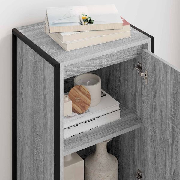 vidaXL Serv&iacute;rovac&iacute; skř&iacute;ň &Scaron;ed&aacute; Sonoma 43 x 36 x 75,5 cm