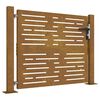 vidaXL Zahradn&iacute; branka 100 x 75 cm z cortenov&eacute; oceli, čtvercov&yacute; design
