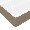 vidaXL Box spring postel s matrac&iacute; taupe 80x200 cm textil