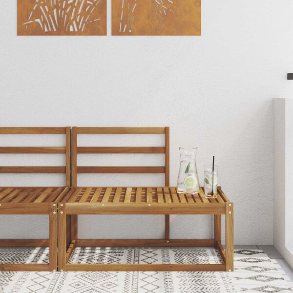 vidaXL Venkovn&iacute; koncov&aacute; pohovka Př&iacute;rodn&iacute; 91 x 63 x 73 cm