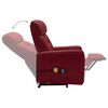 vidaXL Zvedac&iacute; mas&aacute;žn&iacute; křeslo v&iacute;nov&eacute; uměl&aacute; kůže