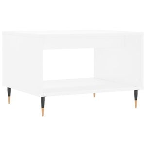 vidaXL Konferenčn&iacute; stolek b&iacute;l&yacute; 60 x 50 x 40 cm kompozitn&iacute; dřevo
