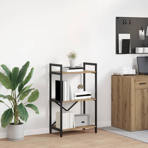 vidaXL Knihovna Artisanov&yacute; dub 56 x 34 x 96 cm kompozitn&iacute; dřevo