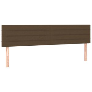 vidaXL Čela postele tmavě hněd&aacute; 160x5x78/88 cm l&aacute;tka