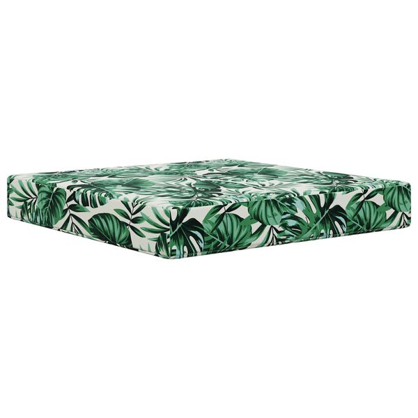 vidaXL Venkovn&iacute; pol&scaron;t&aacute;ř na pohovku 3 pcs Vzor listů Polyester