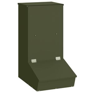 vidaXL Krm&iacute;tko pro prasata Olivově zelen&aacute; 55 x 38 x 76 cm 20 kg