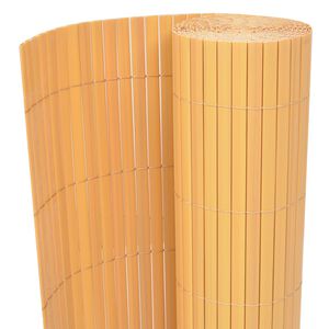 vidaXL Oboustrann&yacute; zahradn&iacute; plot PVC 90 x 300 cm žlut&yacute;