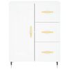 vidaXL Skř&iacute;ň highboard b&iacute;l&aacute; 69,5 x 34 x 180 cm kompozitn&iacute; dřevo