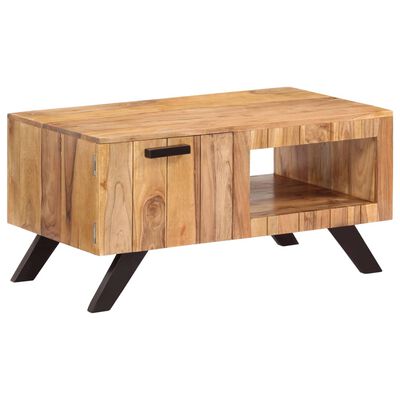 vidaXL Konferenční stolek 90 x 50 x 45 cm masivní akáciové dřevo