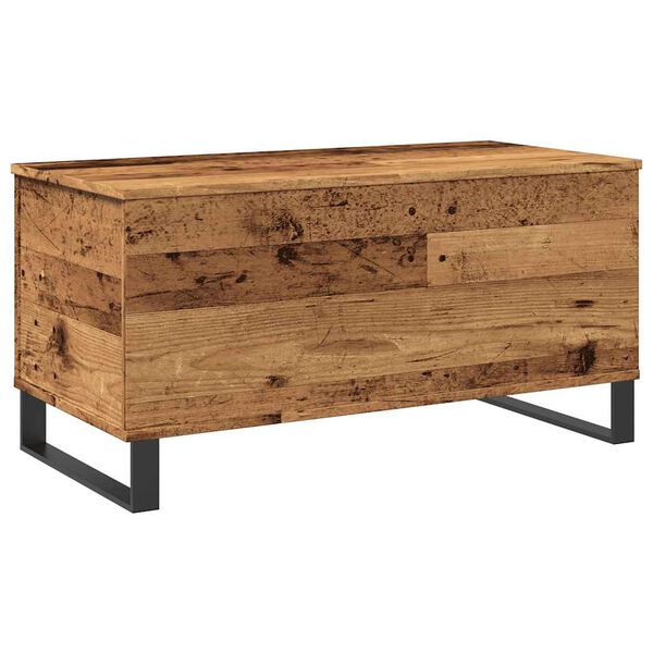 vidaXL Konferenčn&iacute; stolek old wood 90 x 44,5 x 45 cm kompozitn&iacute; dřevo
