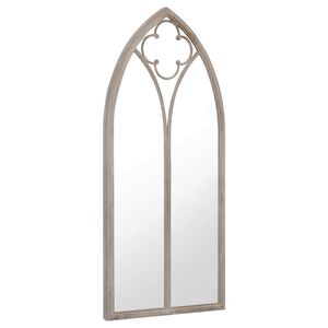 vidaXL Zahradn&iacute; zrcadlo p&iacute;skov&eacute; 100 x 45 cm železo pro použit&iacute; venku