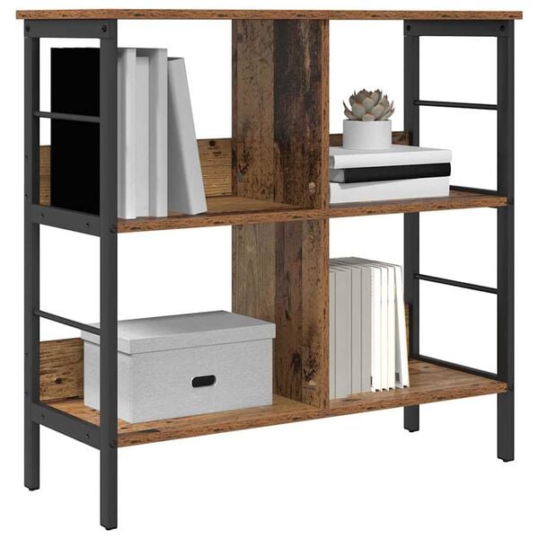 vidaXL Knihovna Star&eacute; dřevo 82 x 32 x 79 cm kompozitn&iacute; dřevo