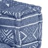 vidaXL Modulární pouf indigo textil