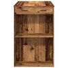 vidaXL Barov&yacute; stůl old wood 102 x 70 x 103,5 cm kompozitn&iacute; dřevo