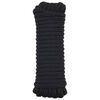 vidaXL Lano na loď 10 mm 15 m Čern&aacute; Polyester