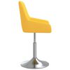 vidaXL Barov&aacute; židle hořčicově žlut&aacute; textil