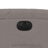 vidaXL Elektrick&eacute; polohovac&iacute; křeslo taupe textil
