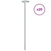 vidaXL Tyčky k rostlin&aacute;m 20 ks tmavě zelen&eacute; 40 cm ocel