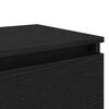 vidaXL Nočn&iacute; skř&iacute;ňka Čern&yacute; dub 40 x 35 x 50 cm kompozitn&iacute; dřevo