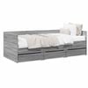 vidaXL Daybed se z&aacute;suvkou s čelo &Scaron;ed&yacute; Sonoma Kompozitn&iacute; dřevo