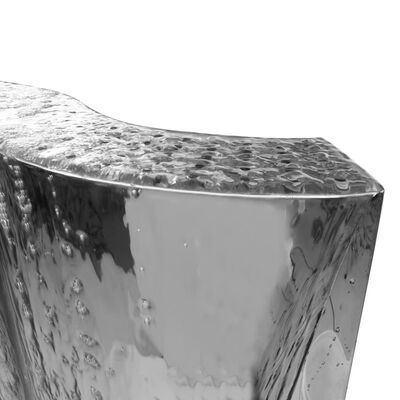 vidaXL Zahradní fontána stříbrná 60,2 x 37 x 122,1 cm nerezová ocel
