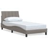 vidaXL R&aacute;m postele bez matrac&iacute; Hanko taupe 80x200 cm textil