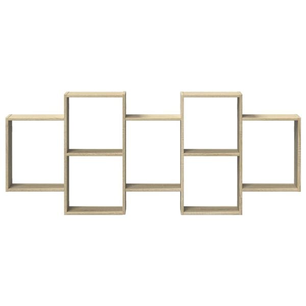 vidaXL N&aacute;stěnn&aacute; police dub sonoma 159 x 18 x 65 cm kompozitn&iacute; dřevo