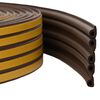 vidaXL Samolepic&iacute; okenn&iacute; těsněn&iacute; Hněd&aacute; 9 x 6 mm 50 m EPDM pěna