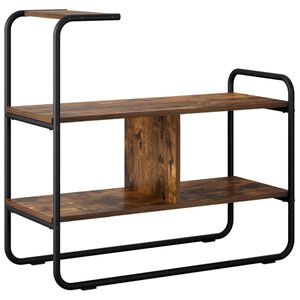 vidaXL Konzolov&yacute; stolek Kouřov&yacute; dub 80 x 35 x 75 cm Kompozitn&iacute; dřevo