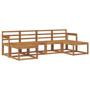 vidaXL Venkovn&iacute; pohovkov&aacute; souprava 6 pcs Př&iacute;rodn&iacute;