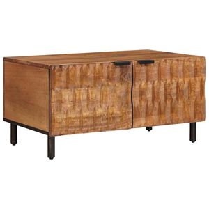 vidaXL Konferenčn&iacute; stolek Hněd&aacute; 80 x 50 x 40 cm Masivn&iacute; mangov&eacute; dřevo