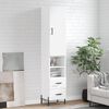 vidaXL Skříň highboard bílá 34,5 x 34 x 180 cm kompozitní dřevo