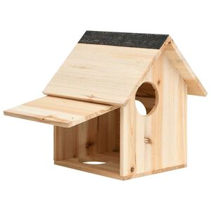 vidaXL Domeček pro veverky jedlov&eacute; dřevo 26 x 25 x 29 cm