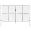 vidaXL Zahradn&iacute; br&aacute;na pozinkovan&aacute; ocel 306x150 cm stř&iacute;brn&aacute;