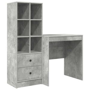vidaXL Stůl Betonově &scaron;ed&aacute; 115,5 x 50 x 127 cm 2 ks