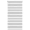 vidaXL Zebra roleta světle &scaron;ed&aacute; 90x100cm &scaron;&iacute;řka l&aacute;tky 85,9 cm polyester