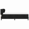 vidaXL Postel s boxspringem s matrac&iacute; s čelo Čern&aacute; 80 x 200 cm samet