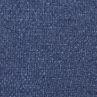 vidaXL Čelo postele typu ušák modré 163x23x118/128 cm textil